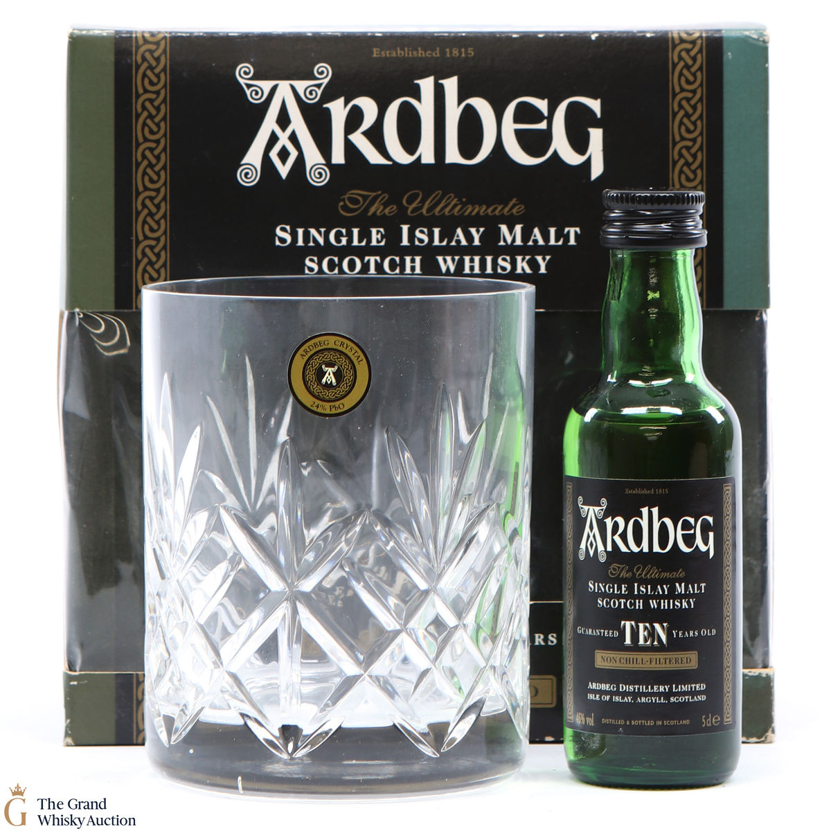 Ardbeg - 10 Year Old 5cl (with Crystal Tumbler)