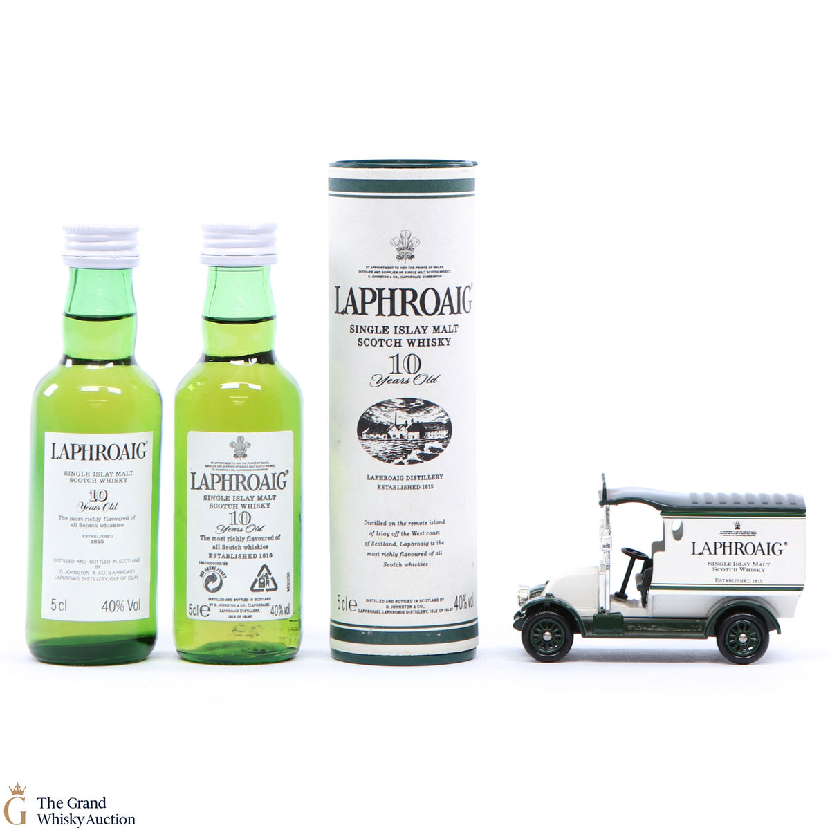 Laphroaig - 2 x 5cl Minis + Mini Truck