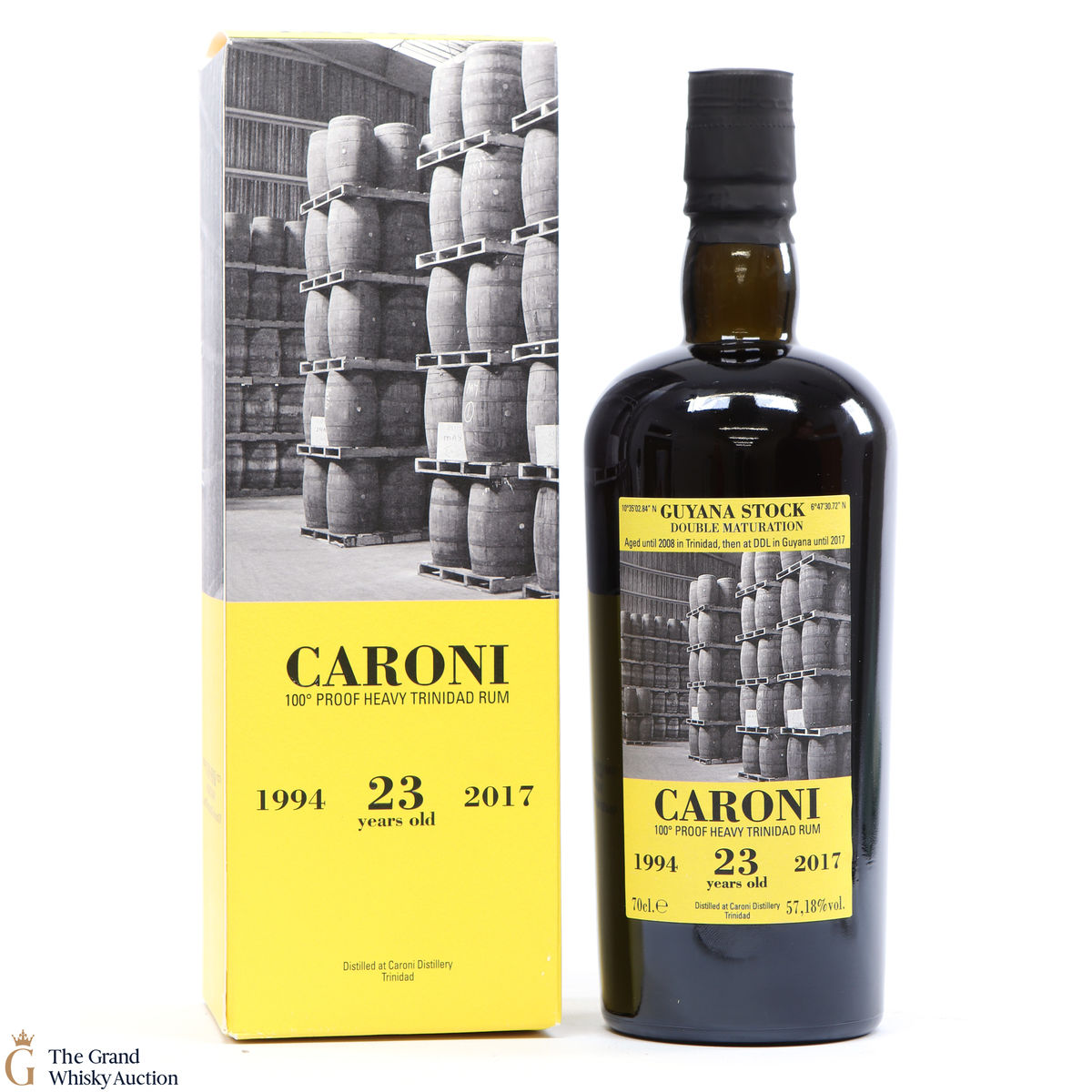 Caroni - 23 Year Old 100 Proof Guyana Stock 1994 Velier