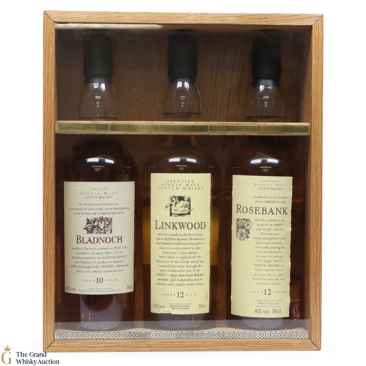 Flora & Fauna - Rosebank 12 - Bladnoch 10 - Linkwood 12