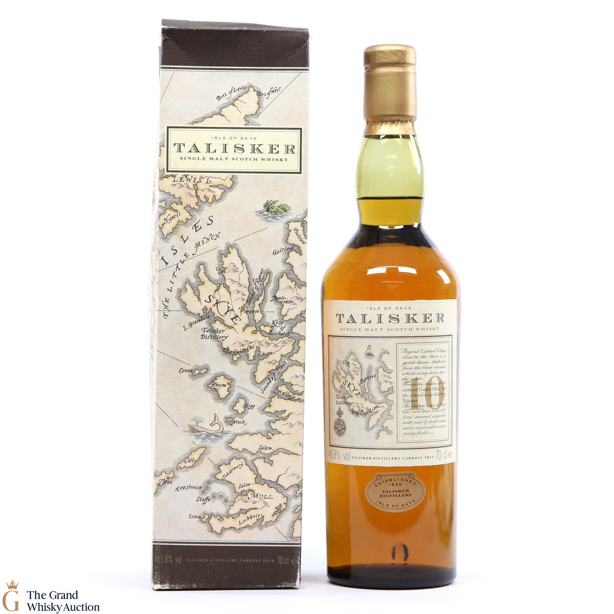 Talisker - 10 Year Old - Map Label 
