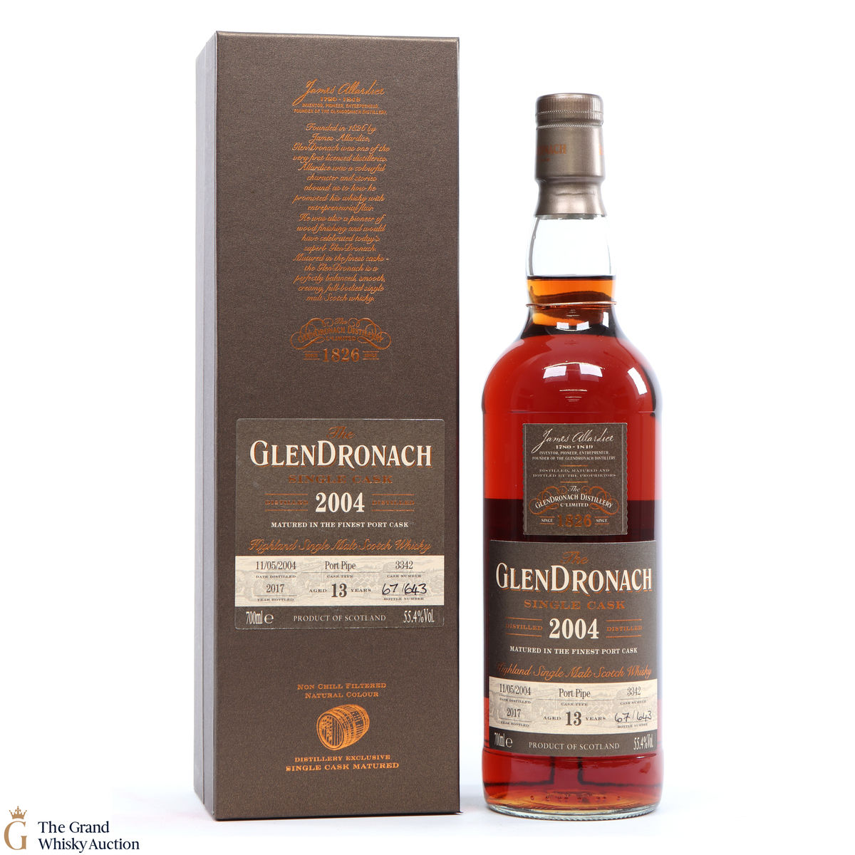 GlenDronach - 13 Year Old - 2004 Port Pipe #3342