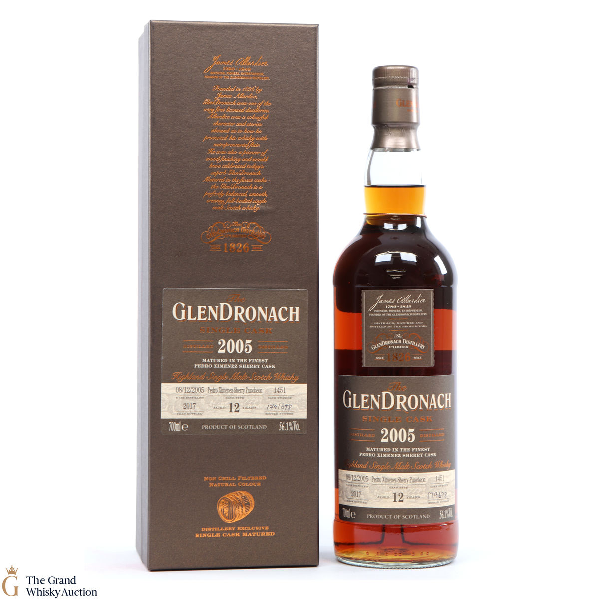 GlenDronach - 12 Year Old - 2005 PX #1451