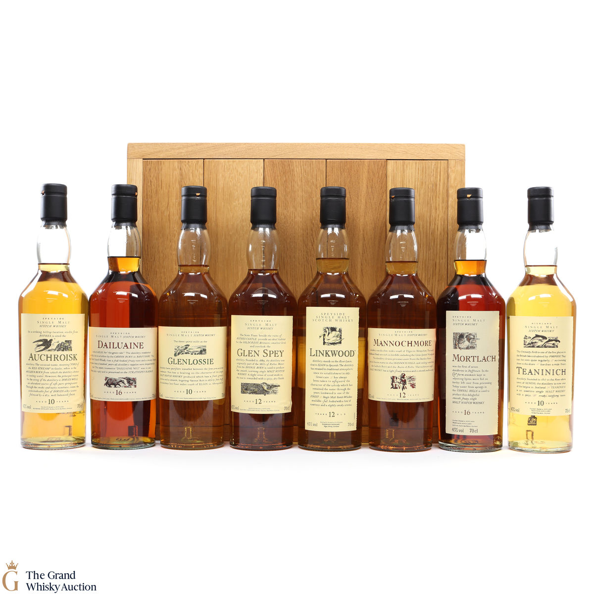 Flora & Fauna (8 x 70cl) & Wooden Case