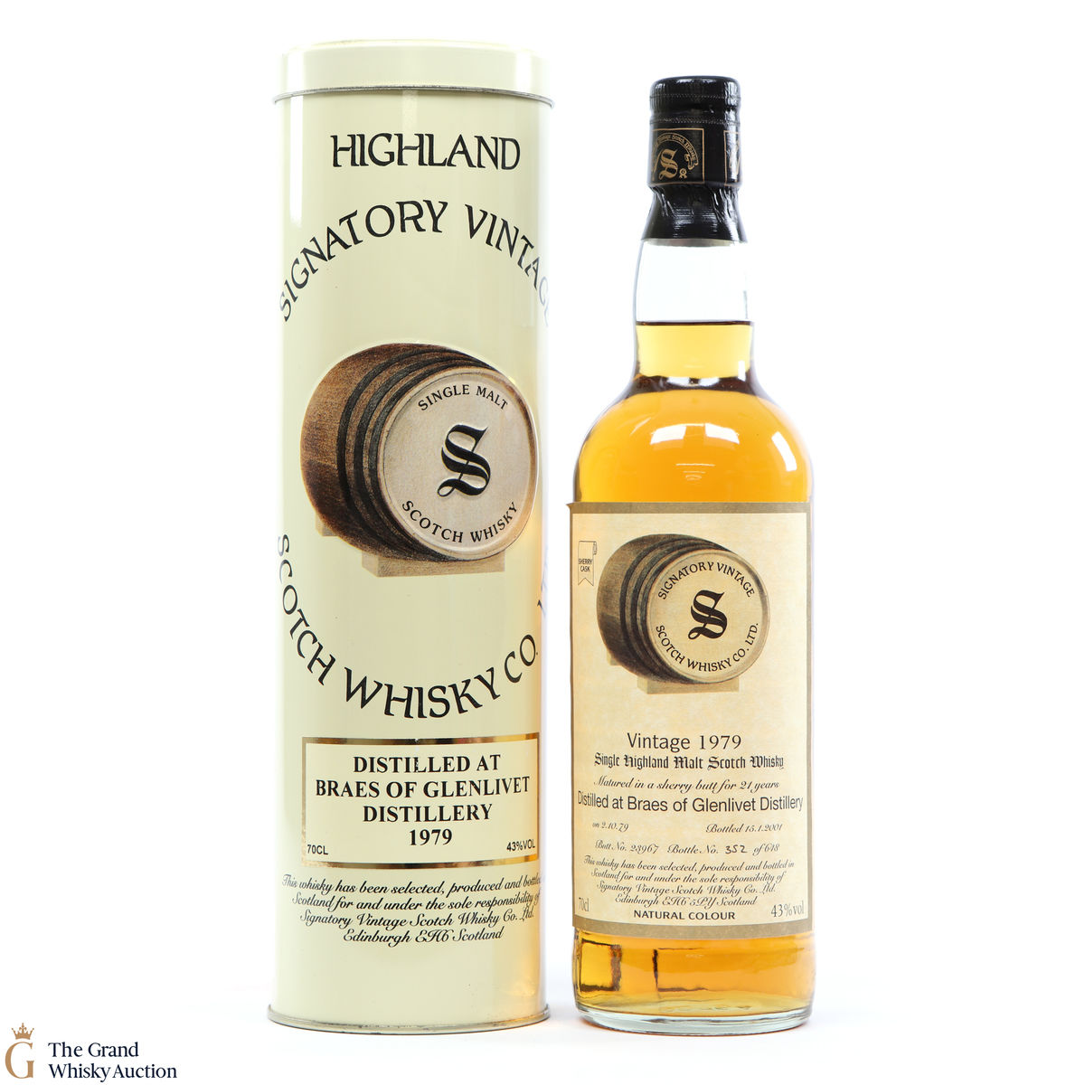 Braes of Glenlivet - 21 Year Old 1979 Sherry Single Cask #23967