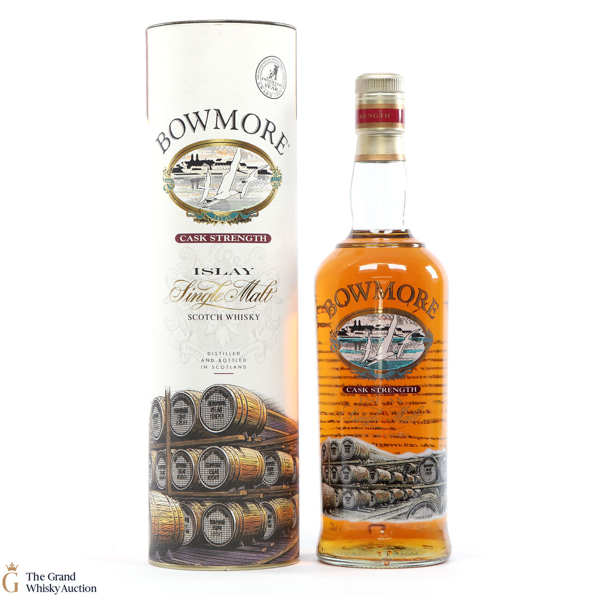 Bowmore - Cask Strength Screen Print 1990s - 1L