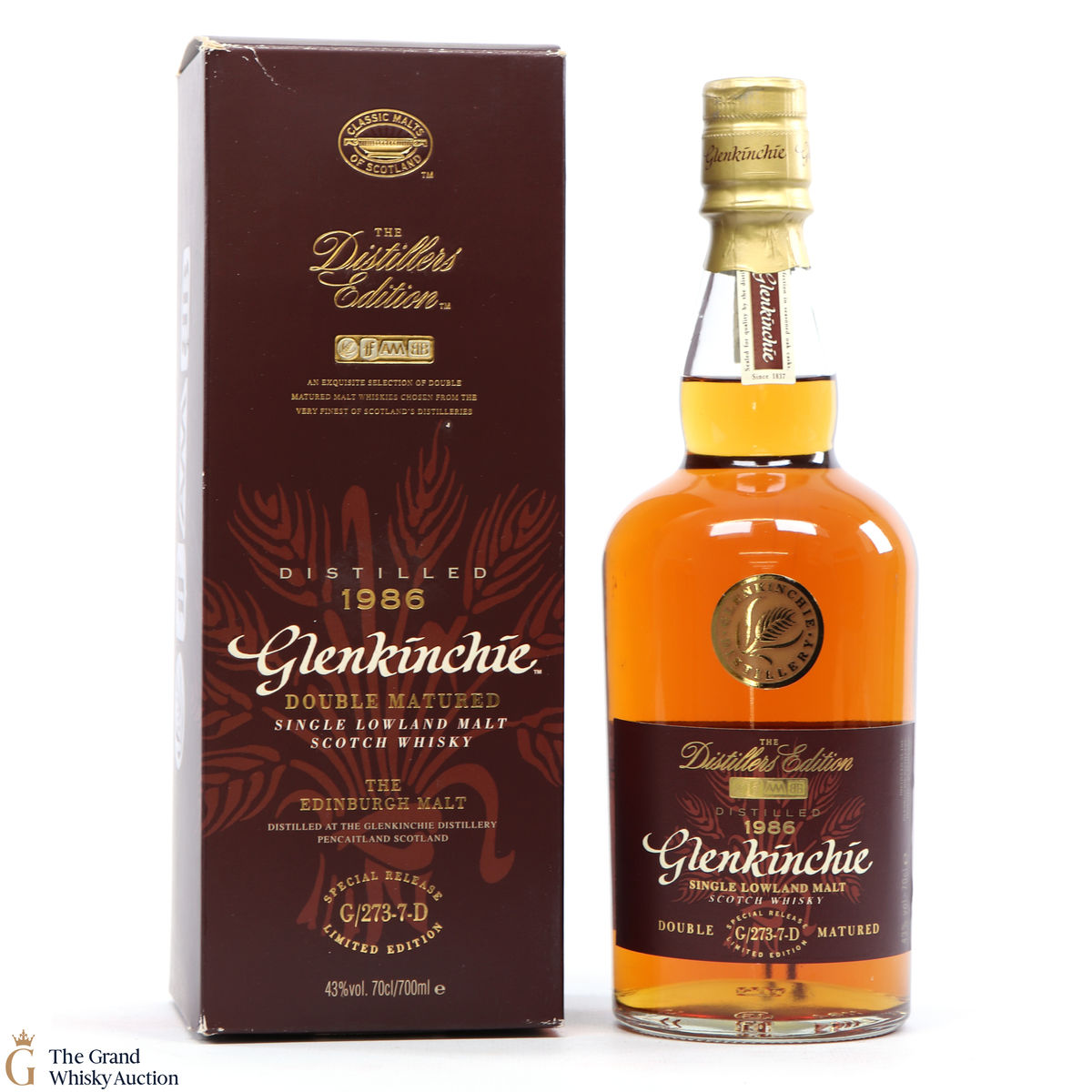 Glenkinchie - 1986 Distillers Edition / Inaugural Release