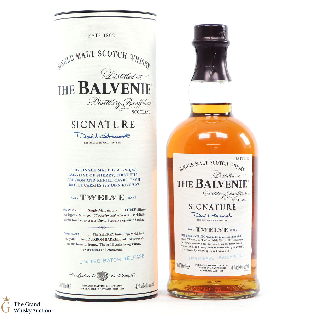 Balvenie - 12 Year Old -  Signature - Batch #1