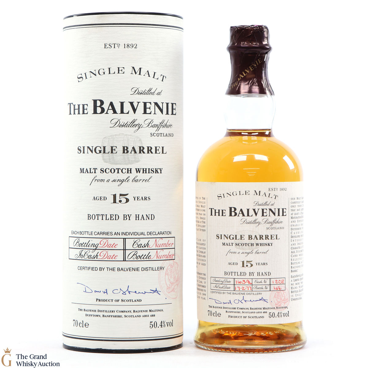 Balvenie - 15 Year Old Single Barrel 1977 #1208