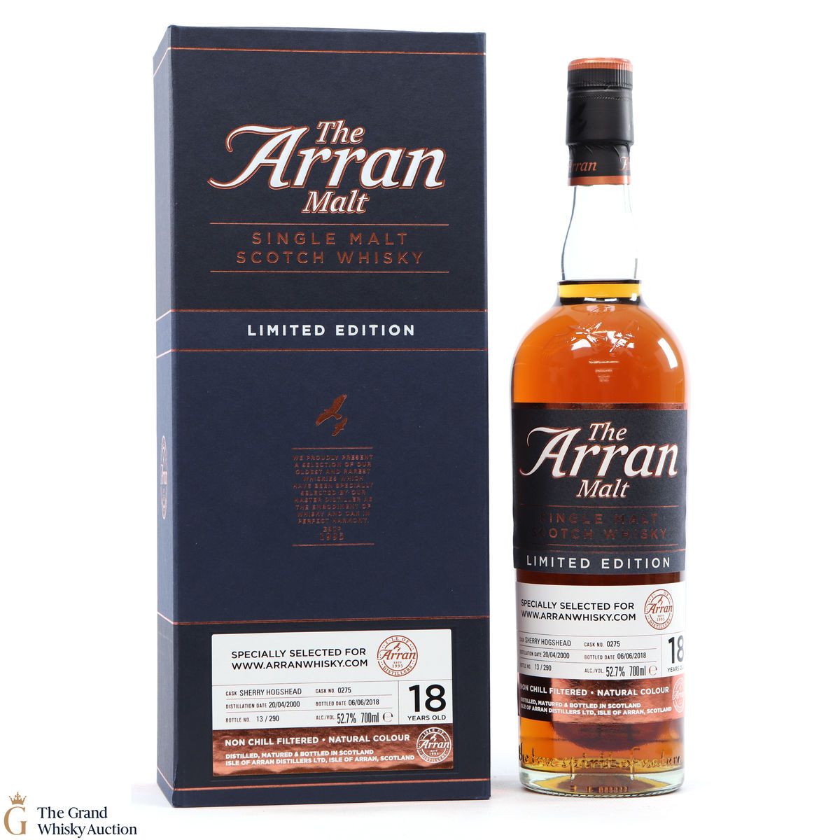 Arran - 18 Year Old - Sherry Single Cask #0275
