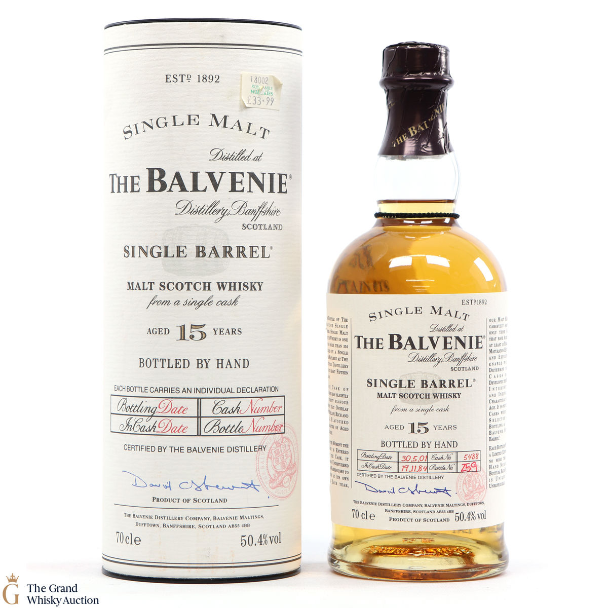 Balvenie - 15 Year Old Single Barrel 1984 #5488