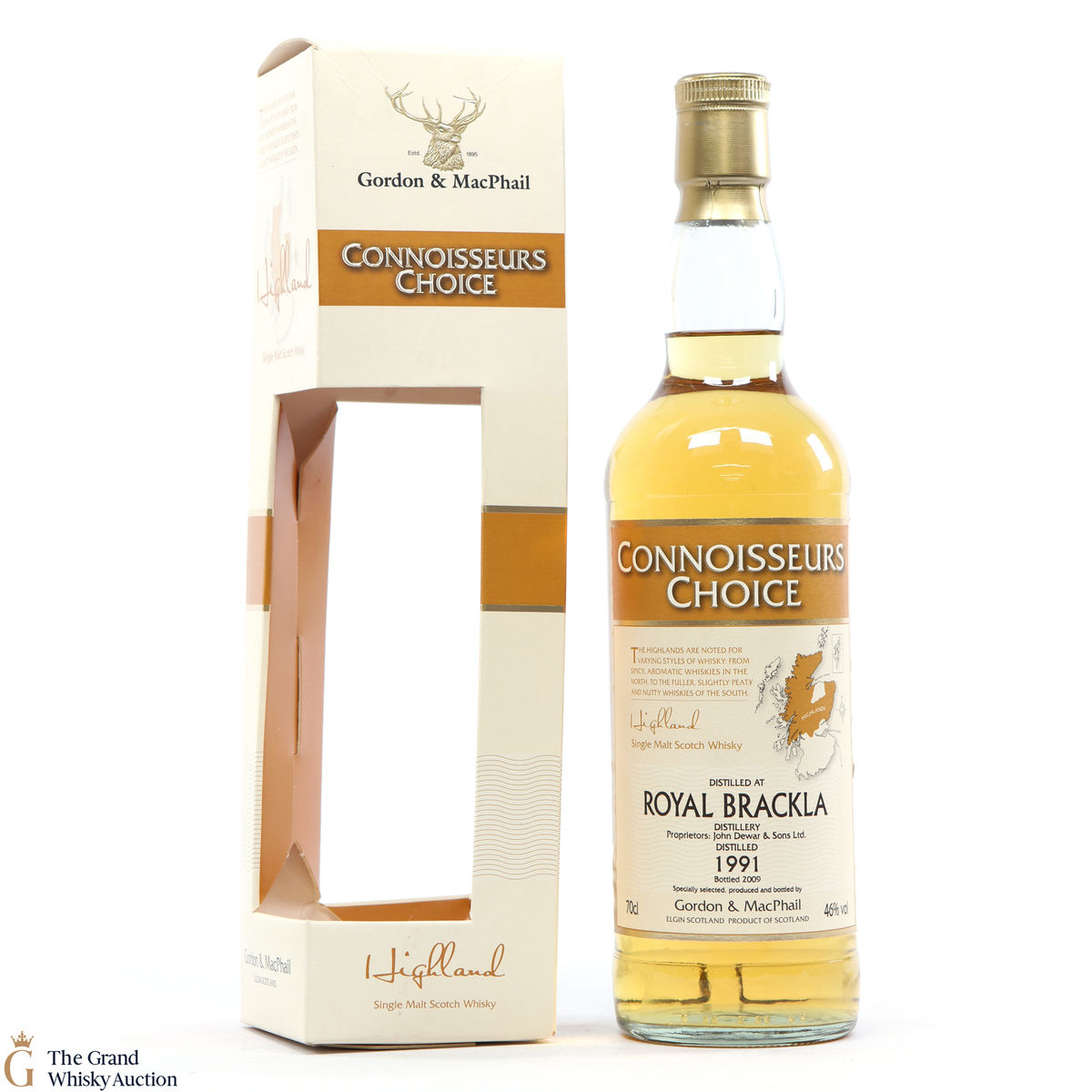 Royal Brackla - 1991 Gordon & MacPhail Connoisseurs Choice
