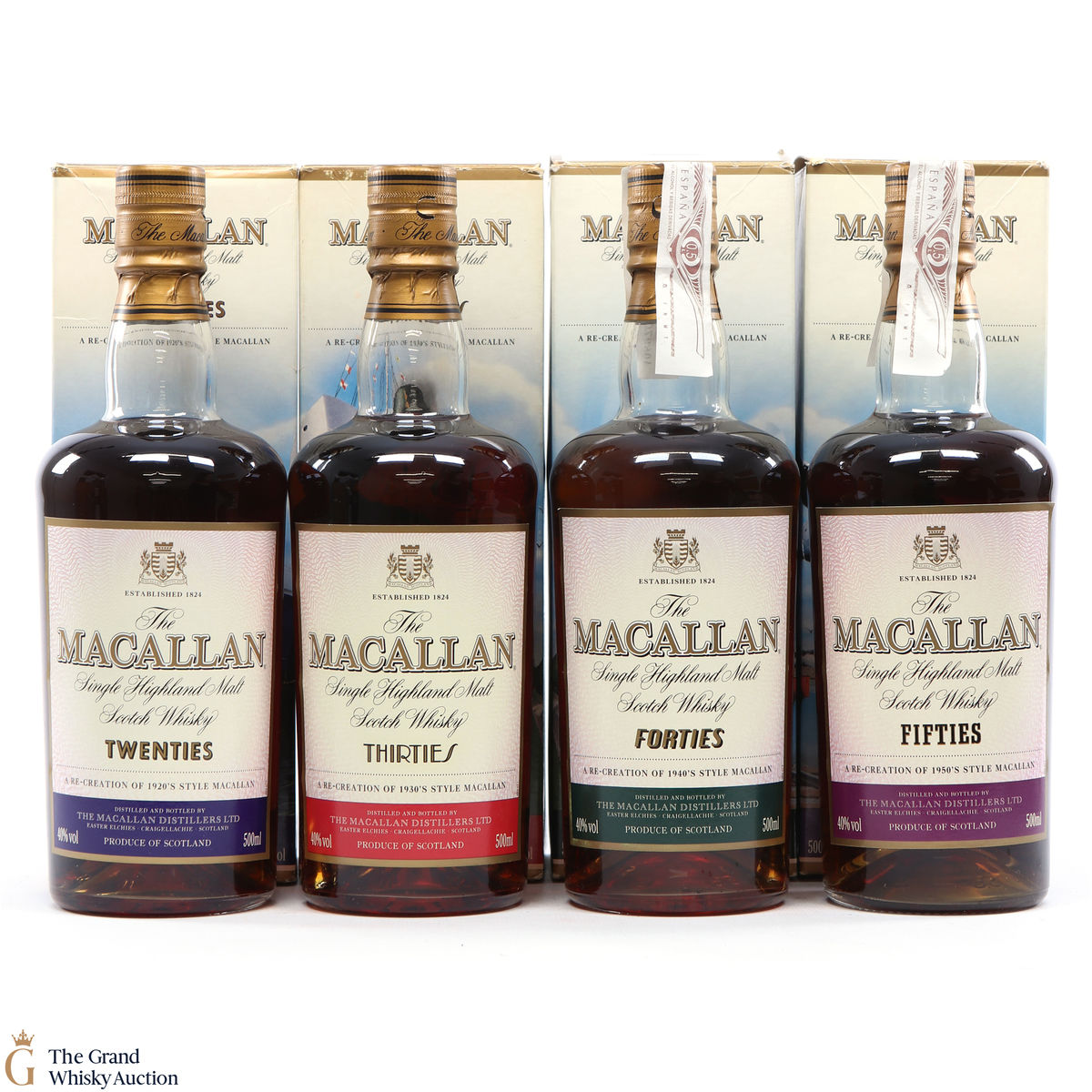 Macallan - Travel Decades Series (4 x 50cl)