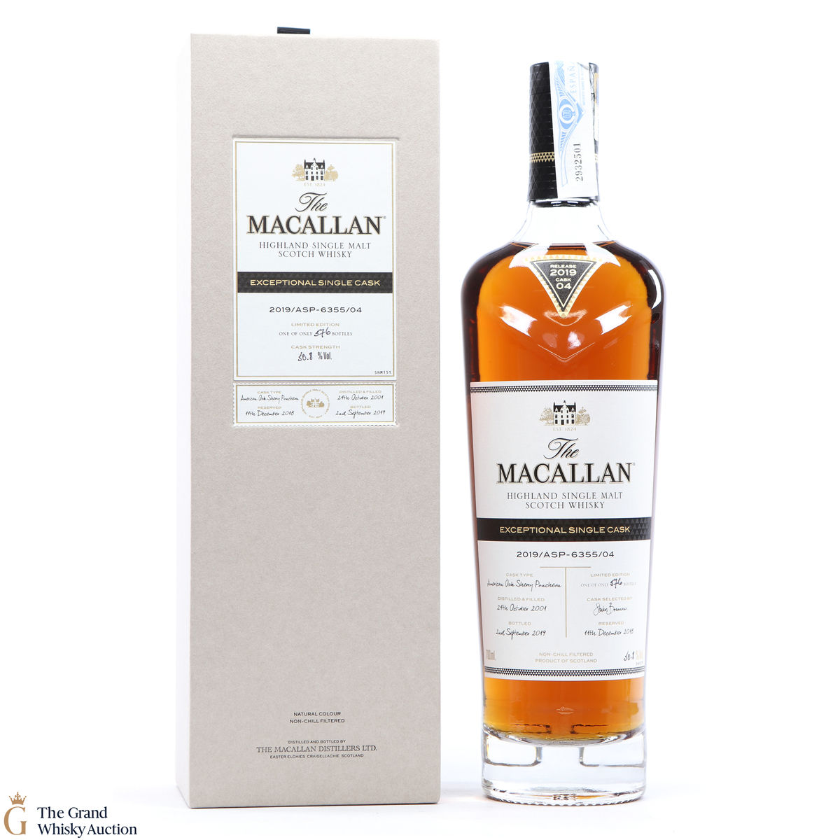 Macallan - 2001 Exceptional Cask #6355-04 2019 Release