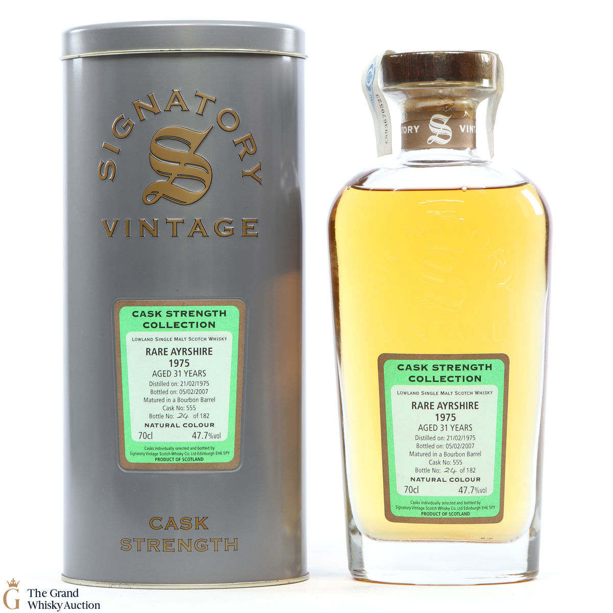 Ladyburn - Rare Ayrshire - 31 Year Old - 1975 Signatory Vintage 