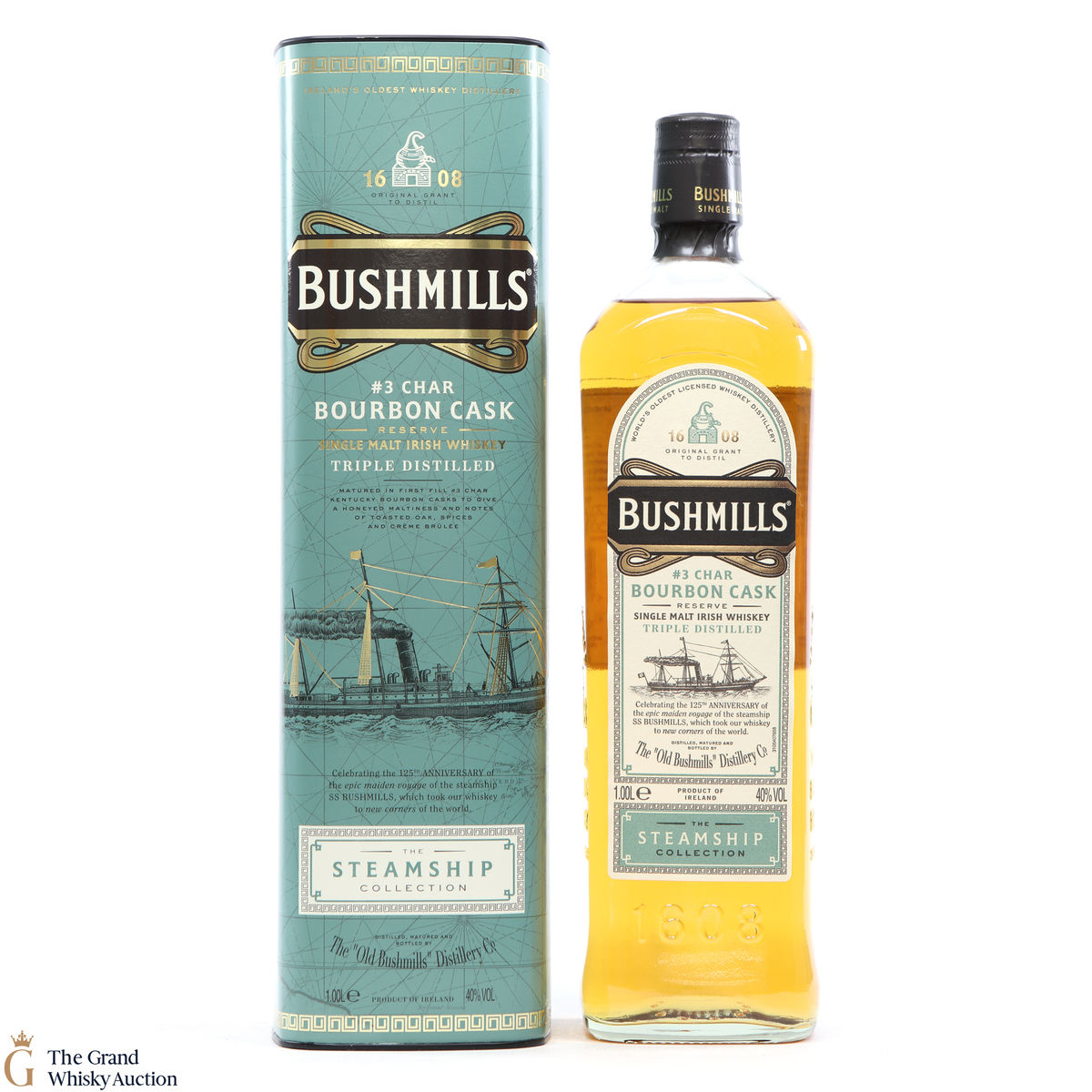 Bushmills - #3 Char Bourbon Cask - Steamship Collection (1L)