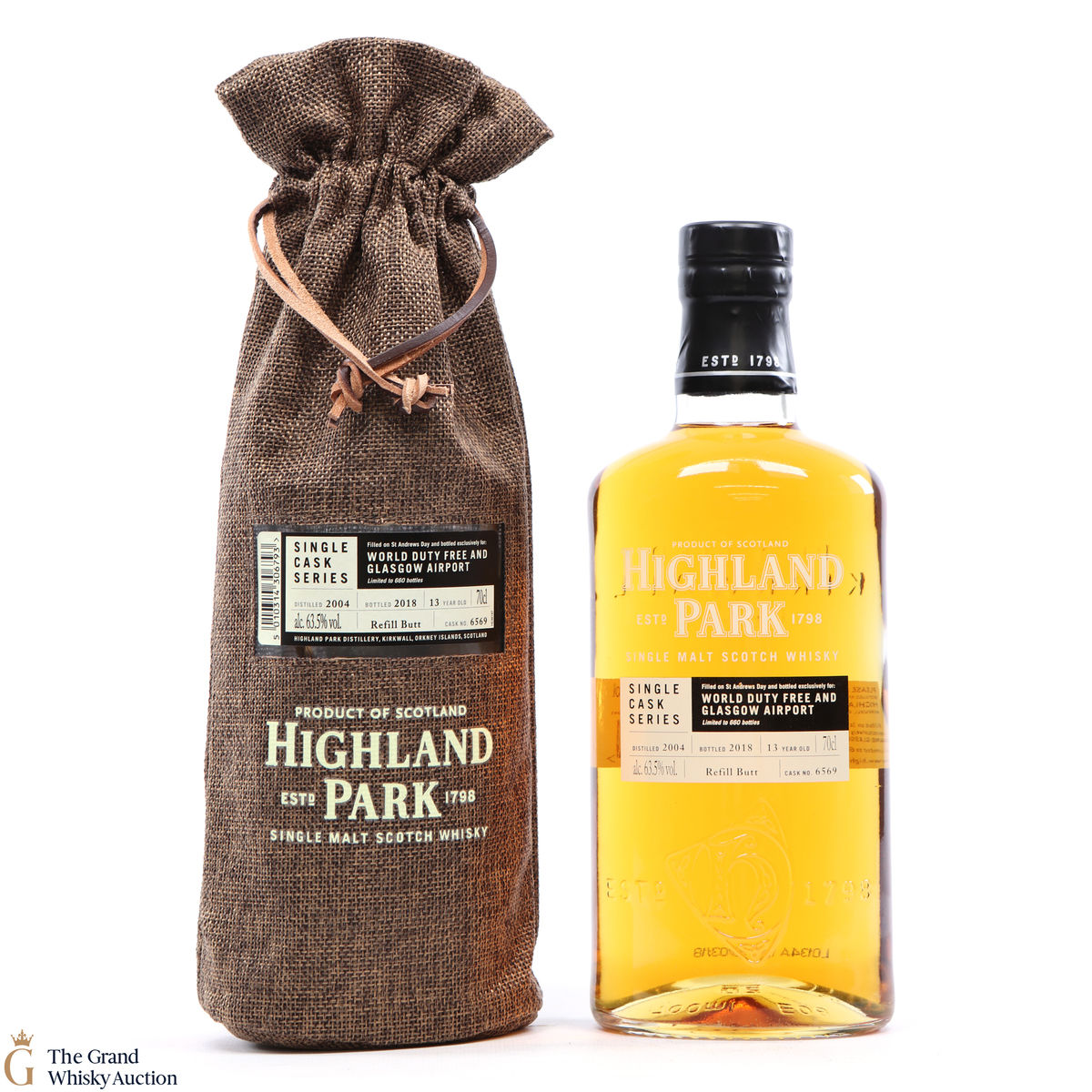 Highland Park - 13 Year Old - Single Cask #6569 - World Duty Free & Glasgow Airport