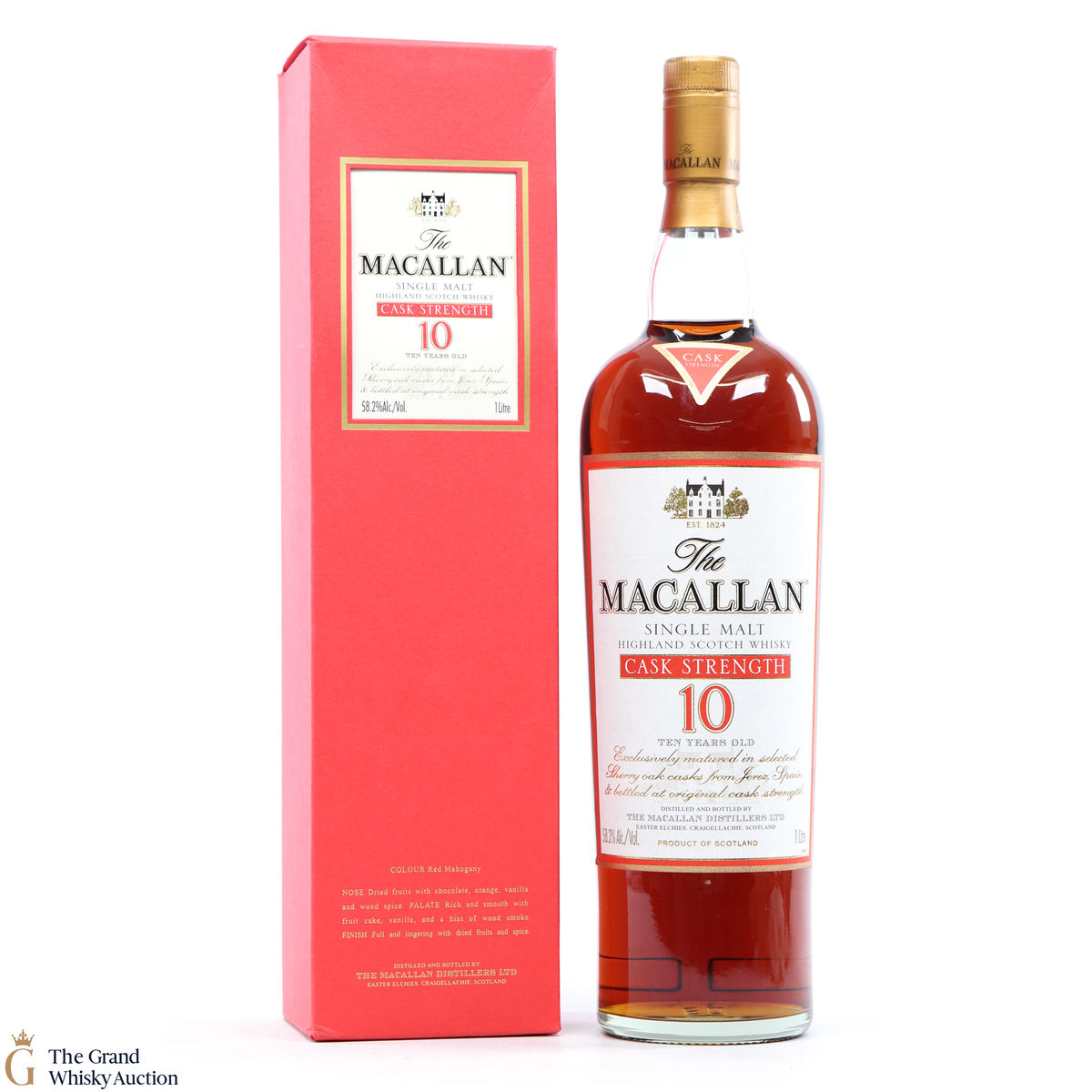 Macallan - 10 Year Old Cask Strength - 1 Litre 58.2%