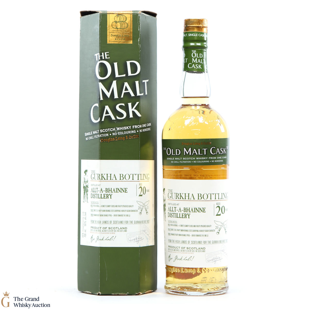 Allt-A-Bhainne - 20 Year Old - Gurkha Bottling - Old Malt Cask