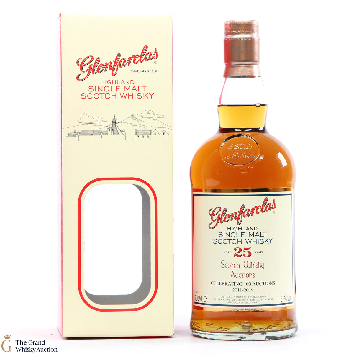 Glenfarclas - 25 Year Old - SWA Celebrating 100 Auctions