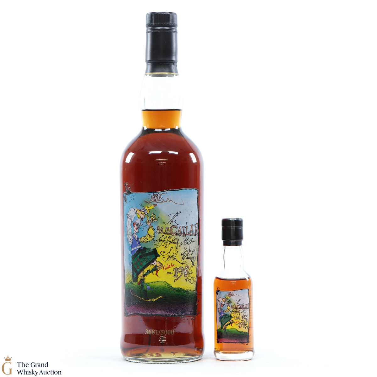 Macallan - 35th Anniversary of Private Eye magazine 1996 (70cl & 5cl)