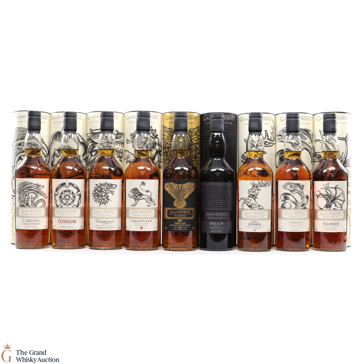 Game of Thrones - Limited Editions - 9 x 70cl (with Mortlach)
