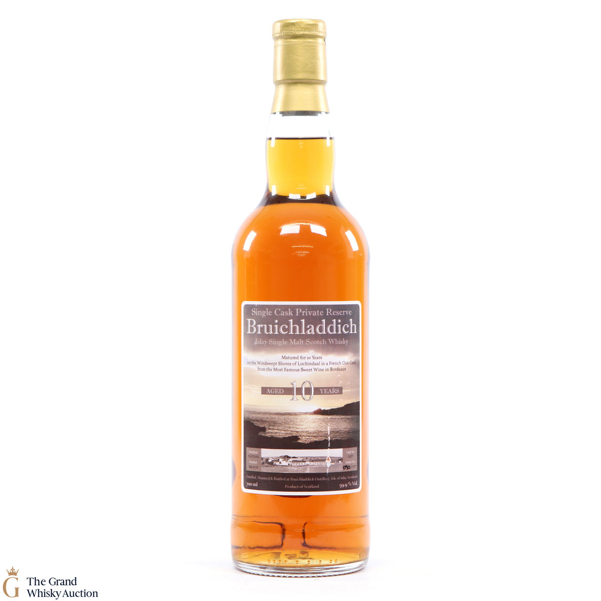 Bruichladdich - 10 Year Old - Private Cask Bottling #527