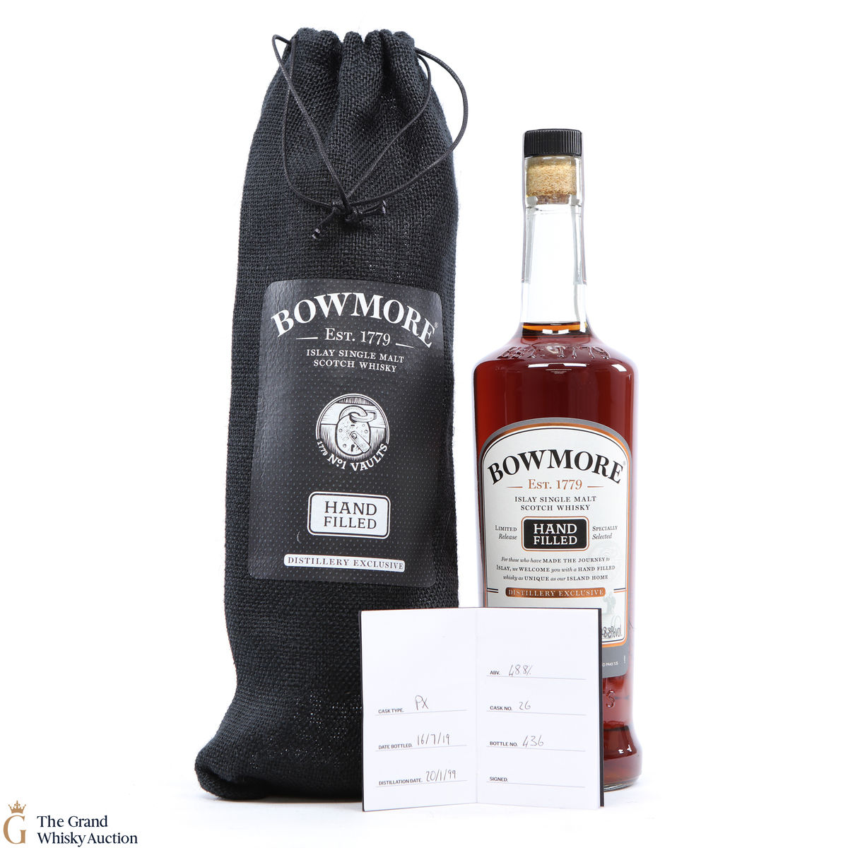 Bowmore - 20 Year Old - 2019 Hand Fill - PX Cask #26