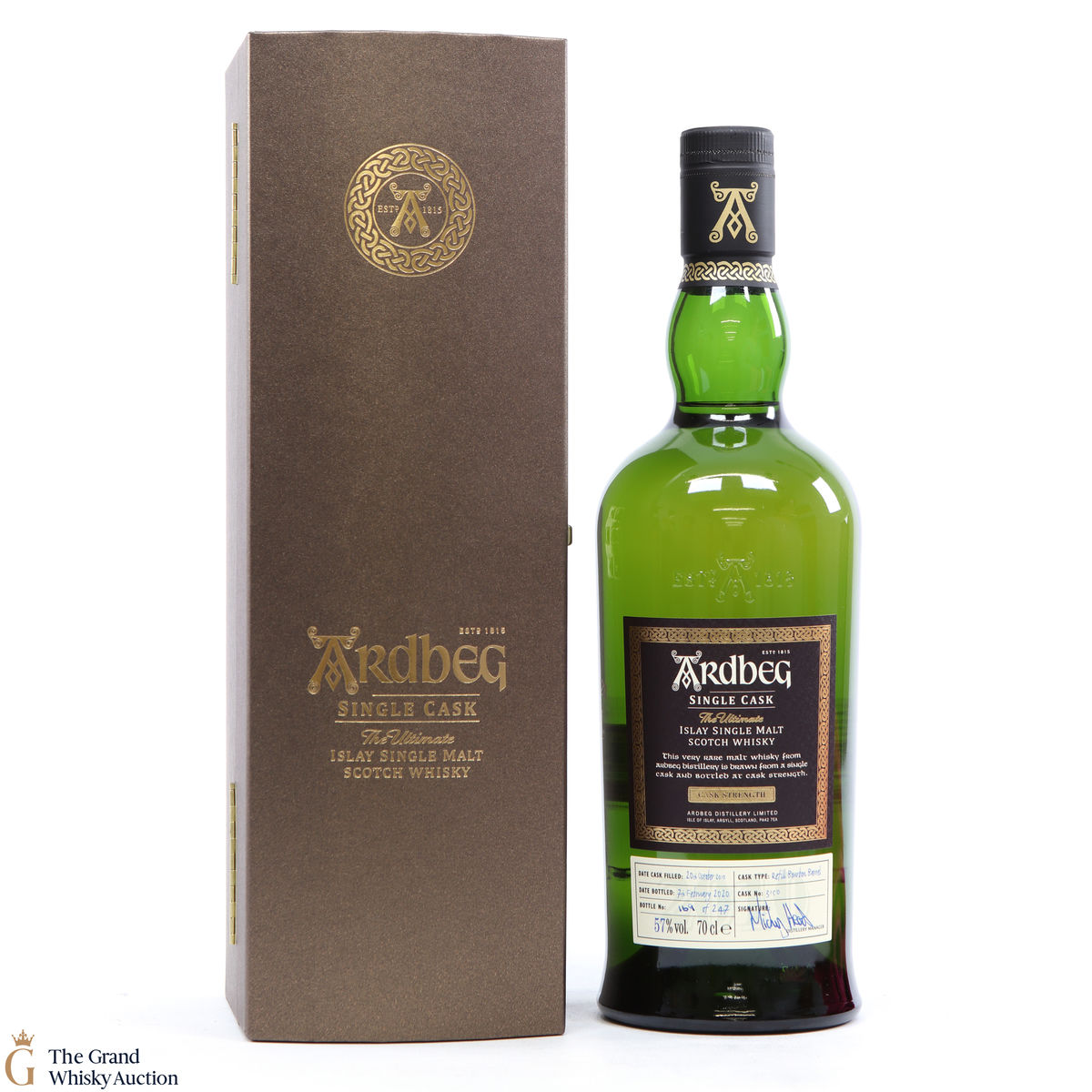 Ardbeg - 2010 Single Cask #3150 (Signed by M.Heads)