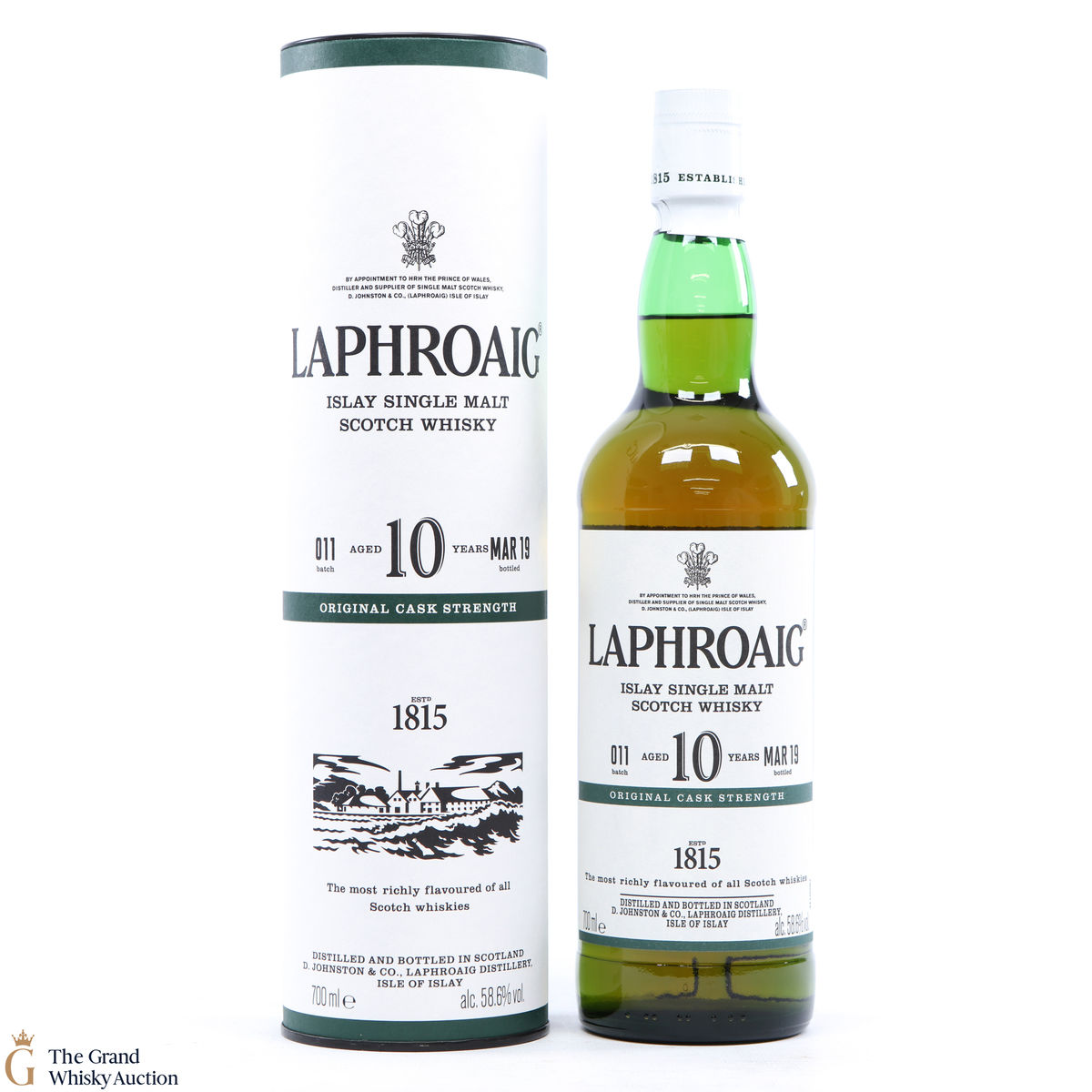 Laphroaig - 10 Year Old - Original Cask Strength Batch #011