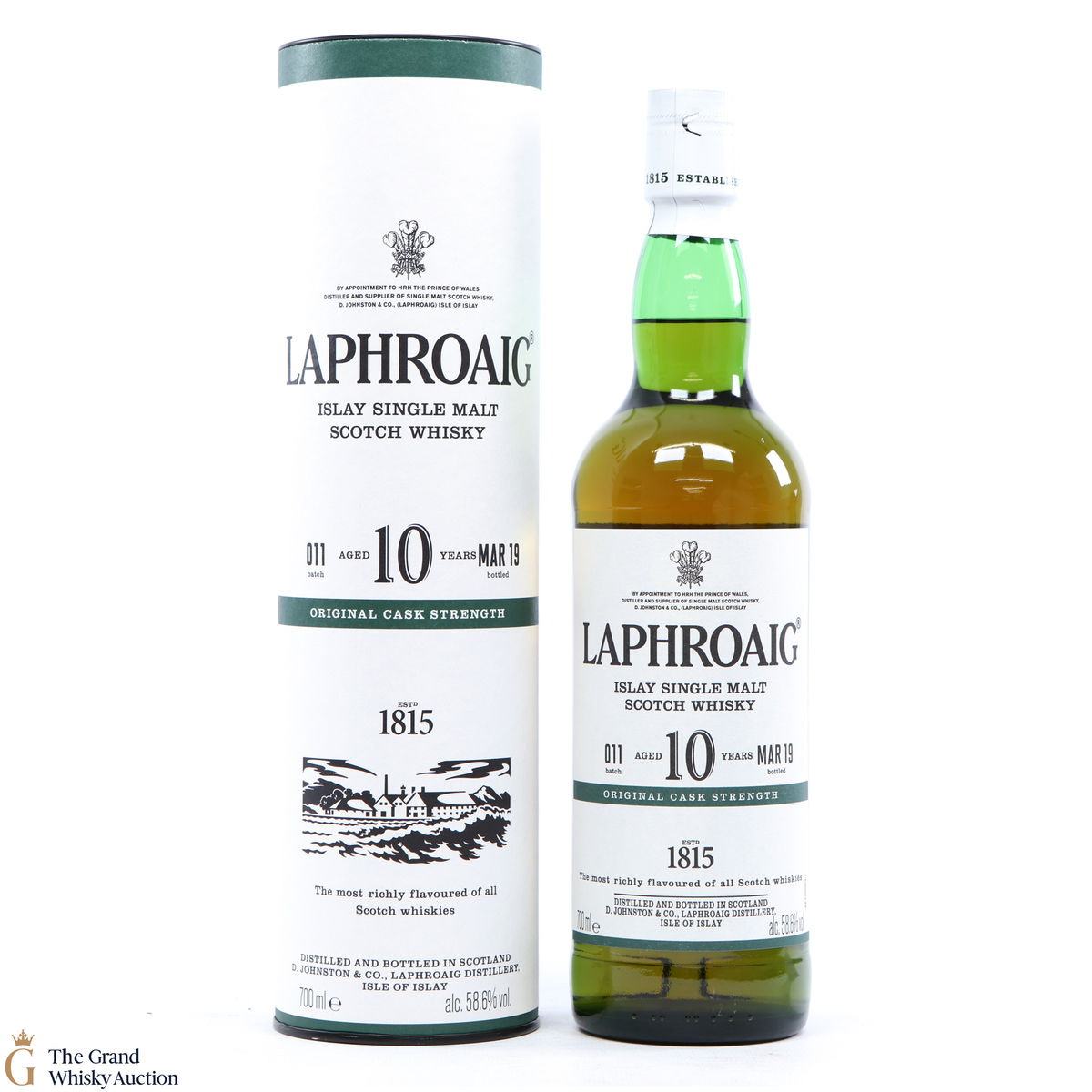 Laphroaig - 10 Year Old - Original Cask Strength Batch #011