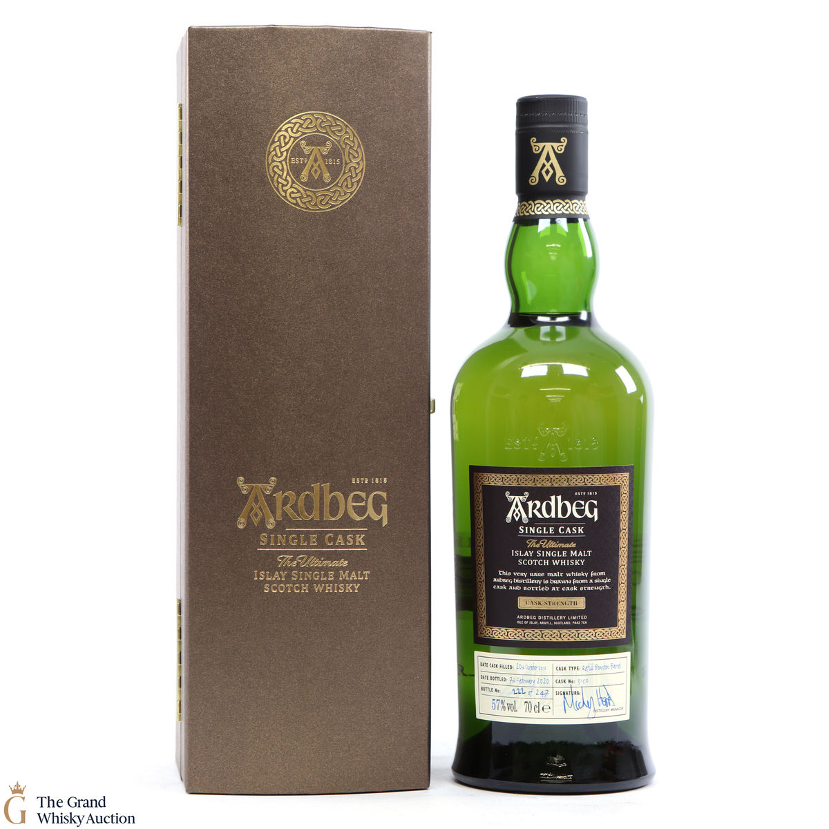 Ardbeg - 2010 Single Cask #3150 (Signed by M.Heads)