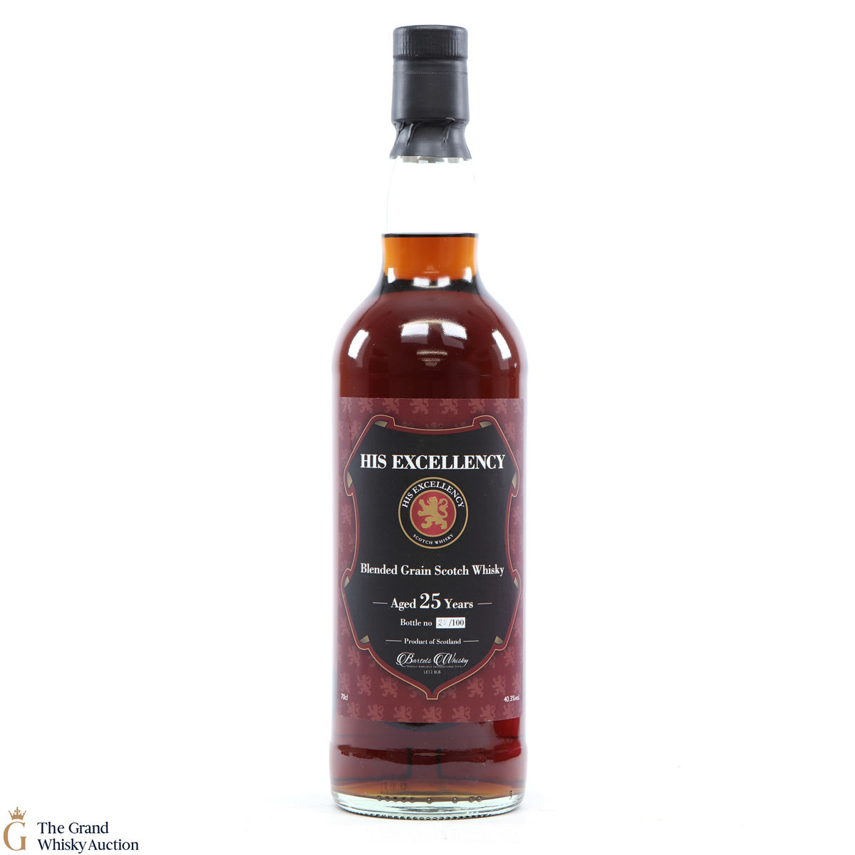 Bartels Whisky - 25 Year Old Blended Grain - His Excellency 