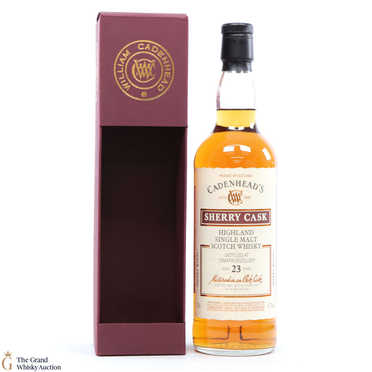 Tomatin - 23 Year Old 1994 - Sherry Cask - Cadenhead's 