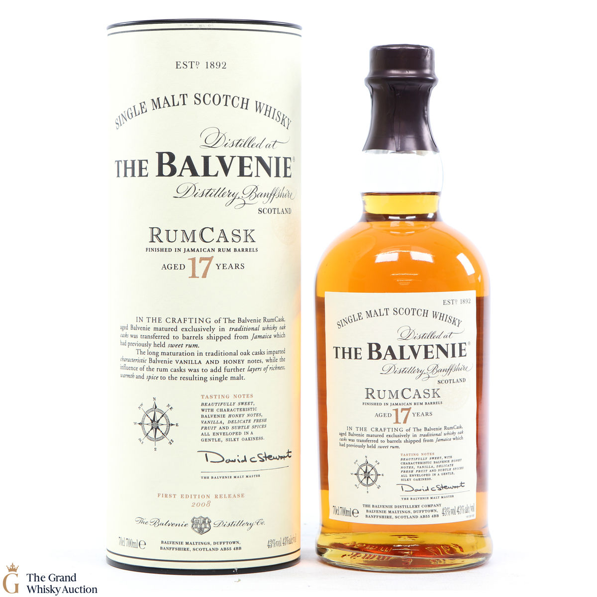 Balvenie - 17 Year Old - Rum Cask First Edition 2008