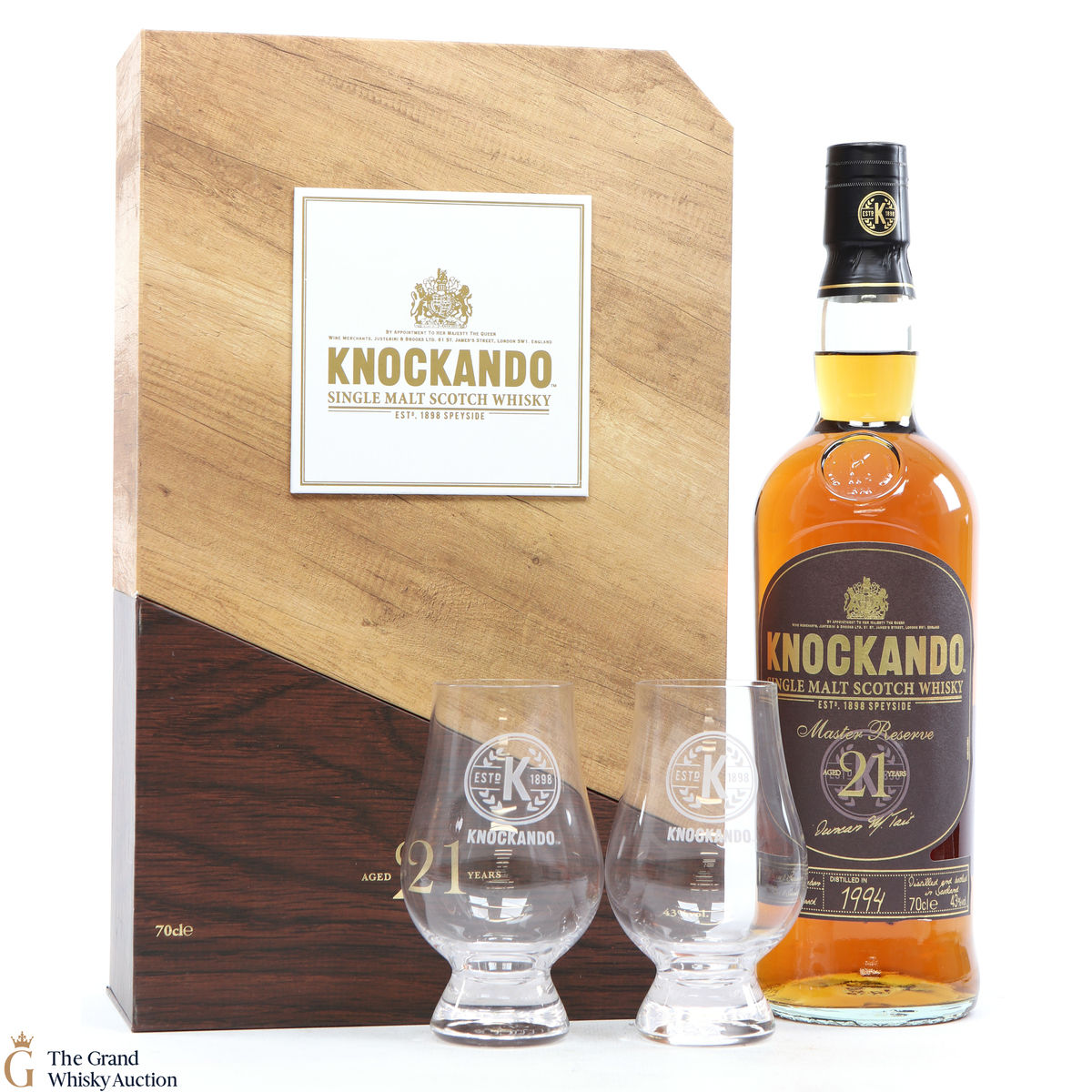 Knockando - 21 Year Old - 1994 Master Reserve (Glasses Gift Set)