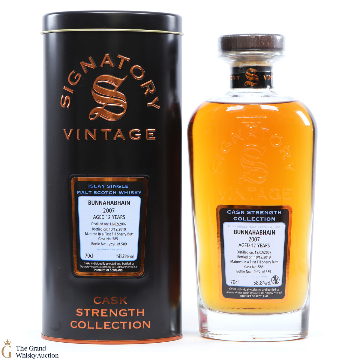 Bunnahabhain - 12 Year Old 2007 Signatory #585