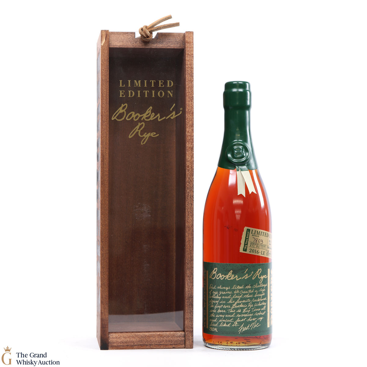 Booker's - 13 Year Old - Rye Whiskey - 2016 Limited Edition 