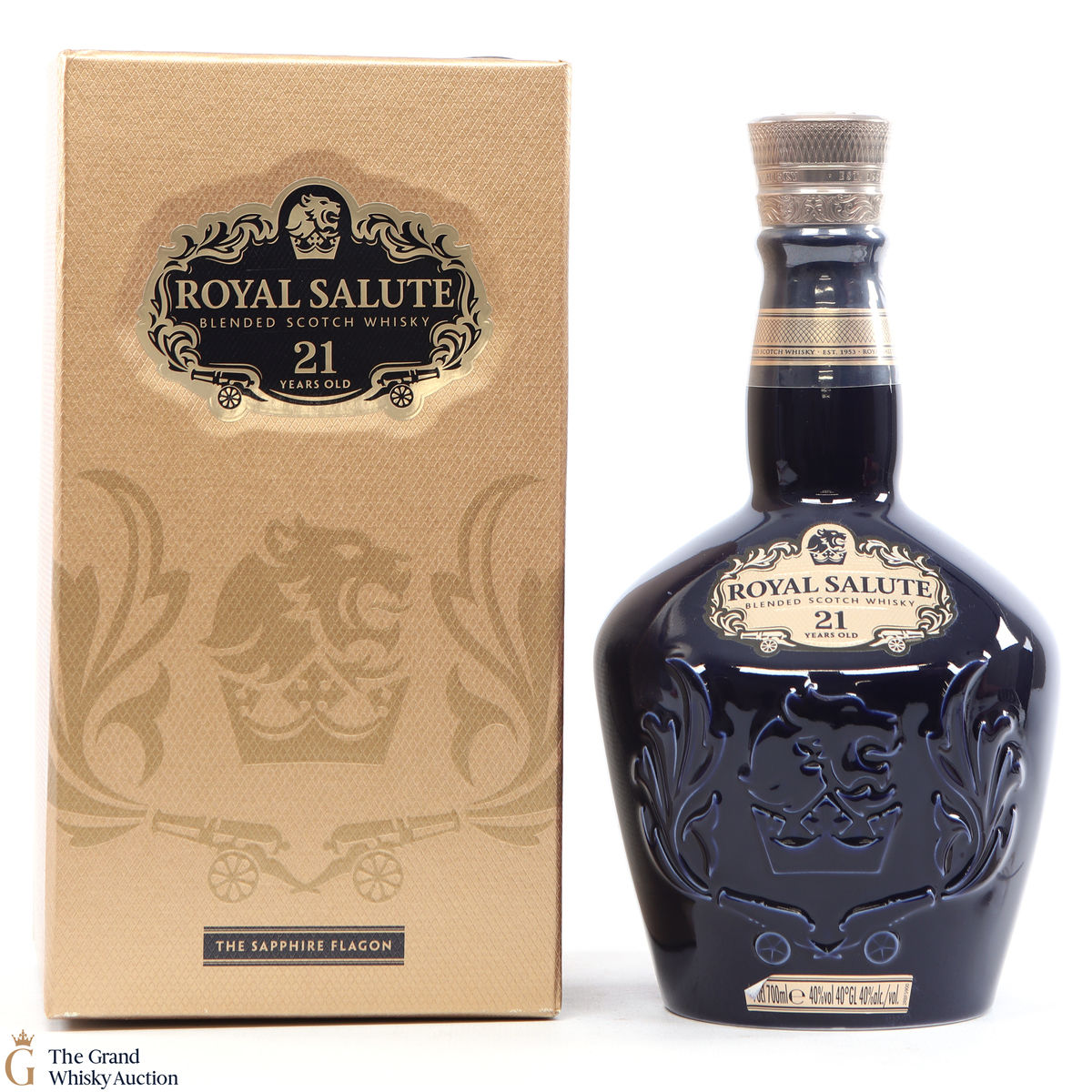 Chivas - Royal Salute - 21 Year Old - Sapphire Flagon