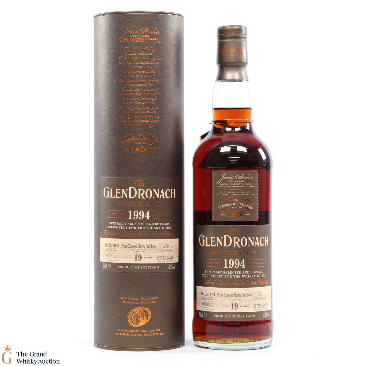 Glendronach - 19 Year Old - 1994 Single PX #279