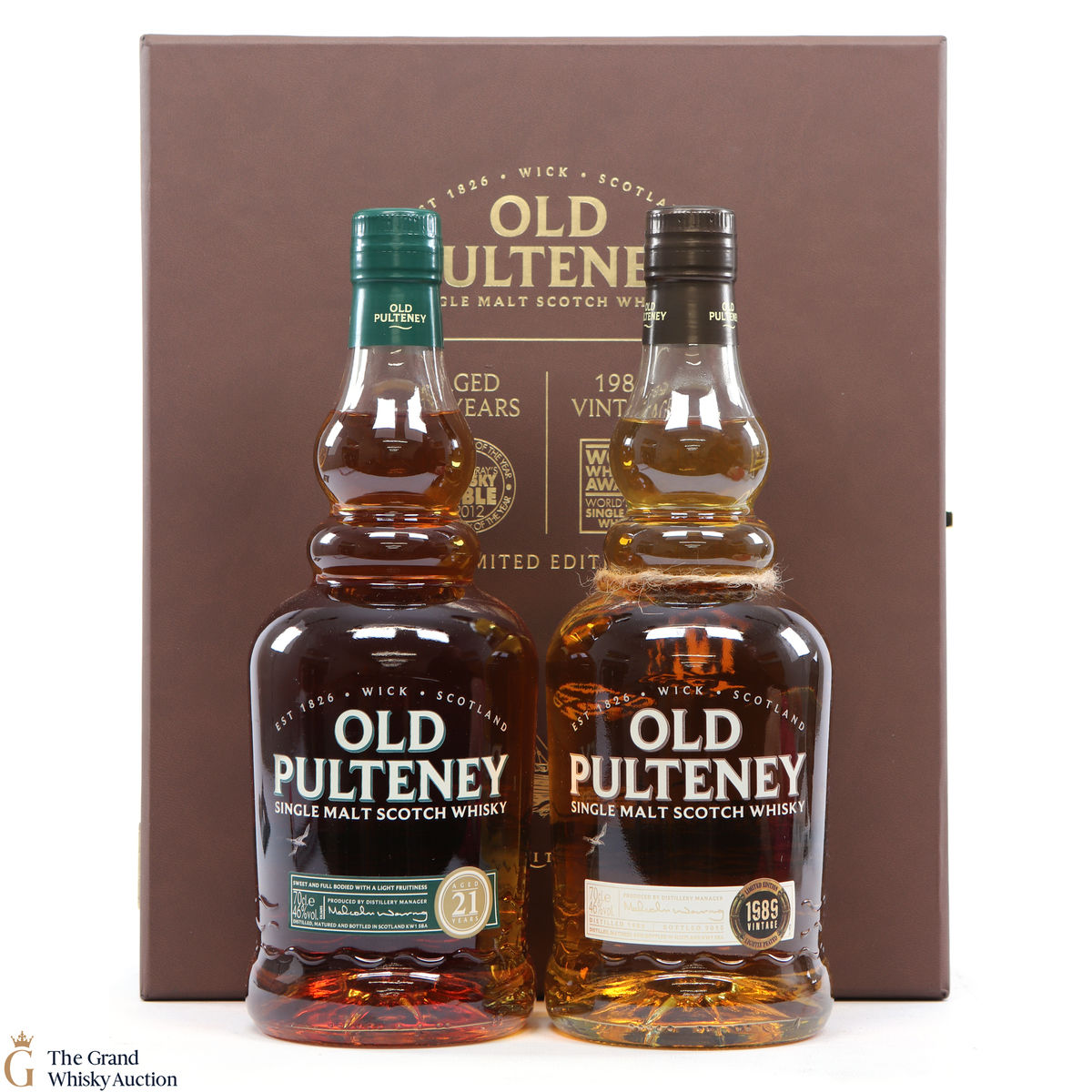 Old Pulteney - 21 Year Old & 1989 (2 x 70cl)