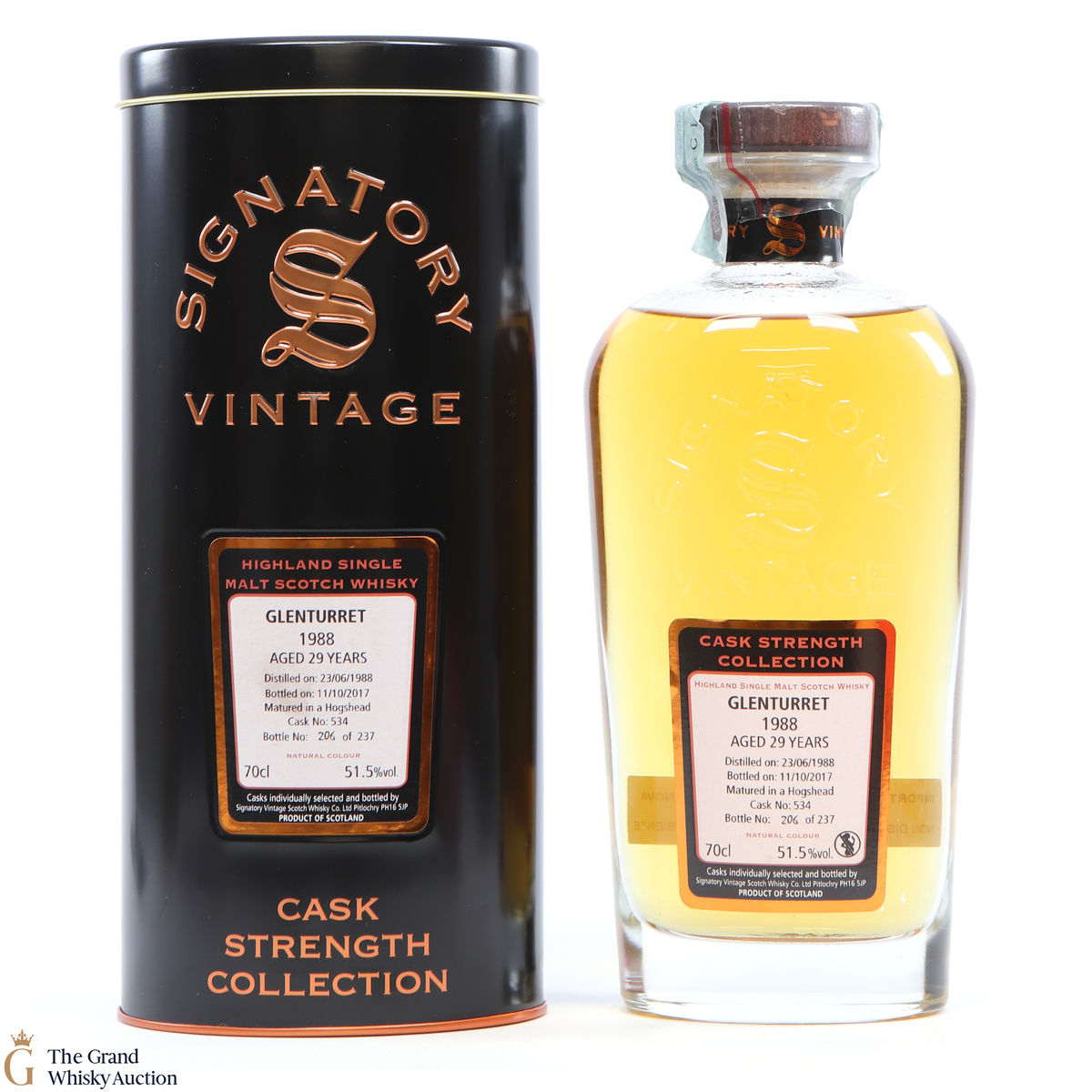 Glenturret - 29 Year Old 1988 #534 Signatory