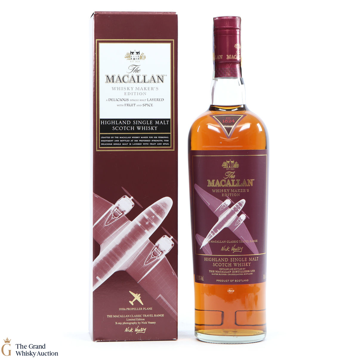 Macallan - Whisky Maker's Edition - Classic Travel Range 1930s Propeller Plane
