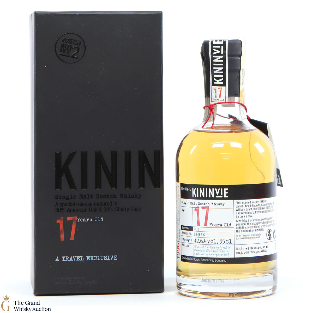 Kininvie - 17 Year Old 1996 Batch #002 (35cl)