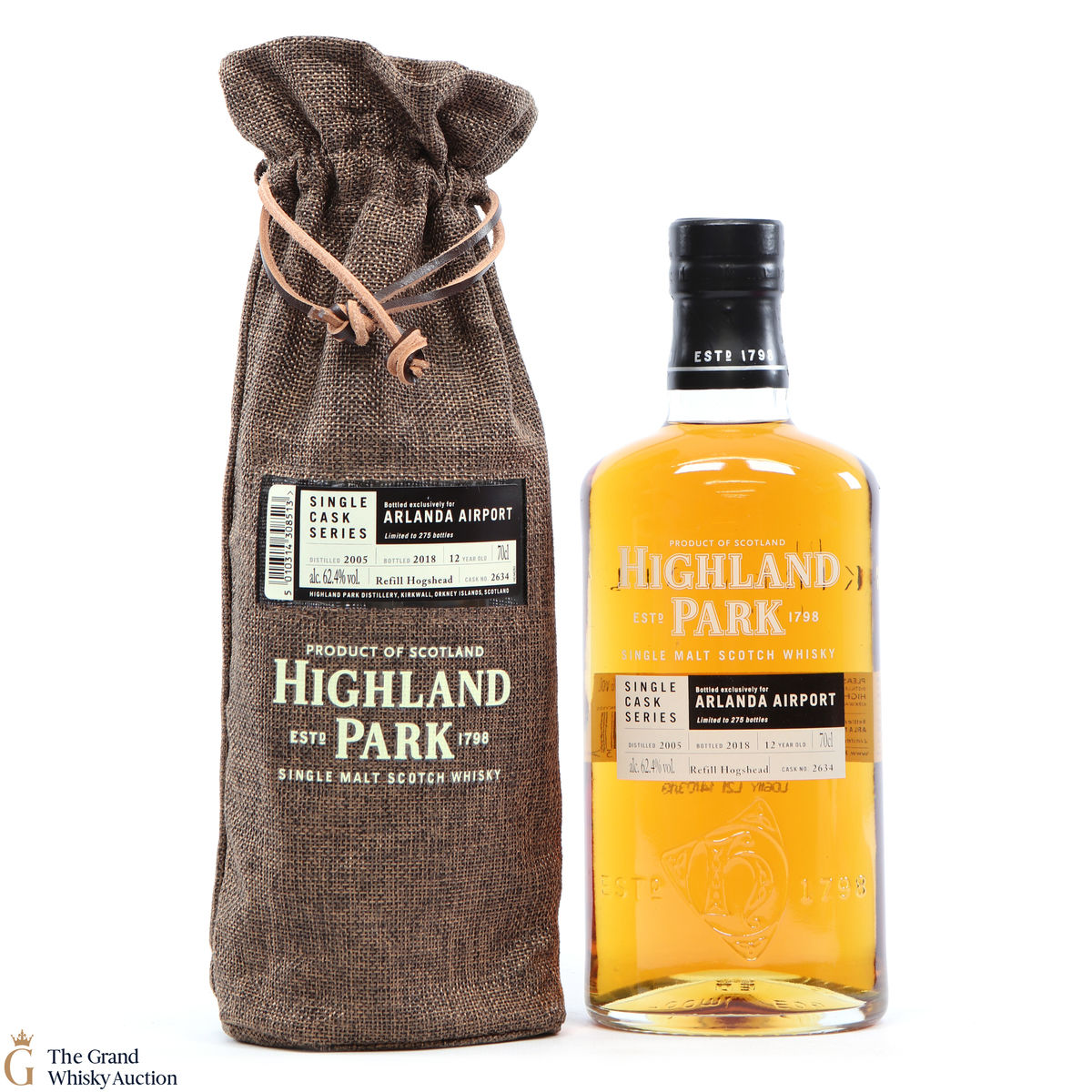 Highland Park - 12 Year Old - Single Cask #2634 - Arlanda Airport