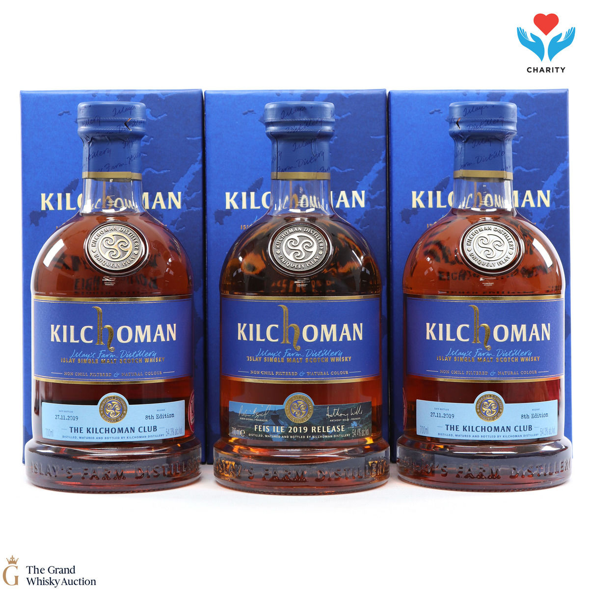 Kilchoman - Fèis 2019 & 2 x Kilchoman Club 8th Edition 2019 (Charity Lot)