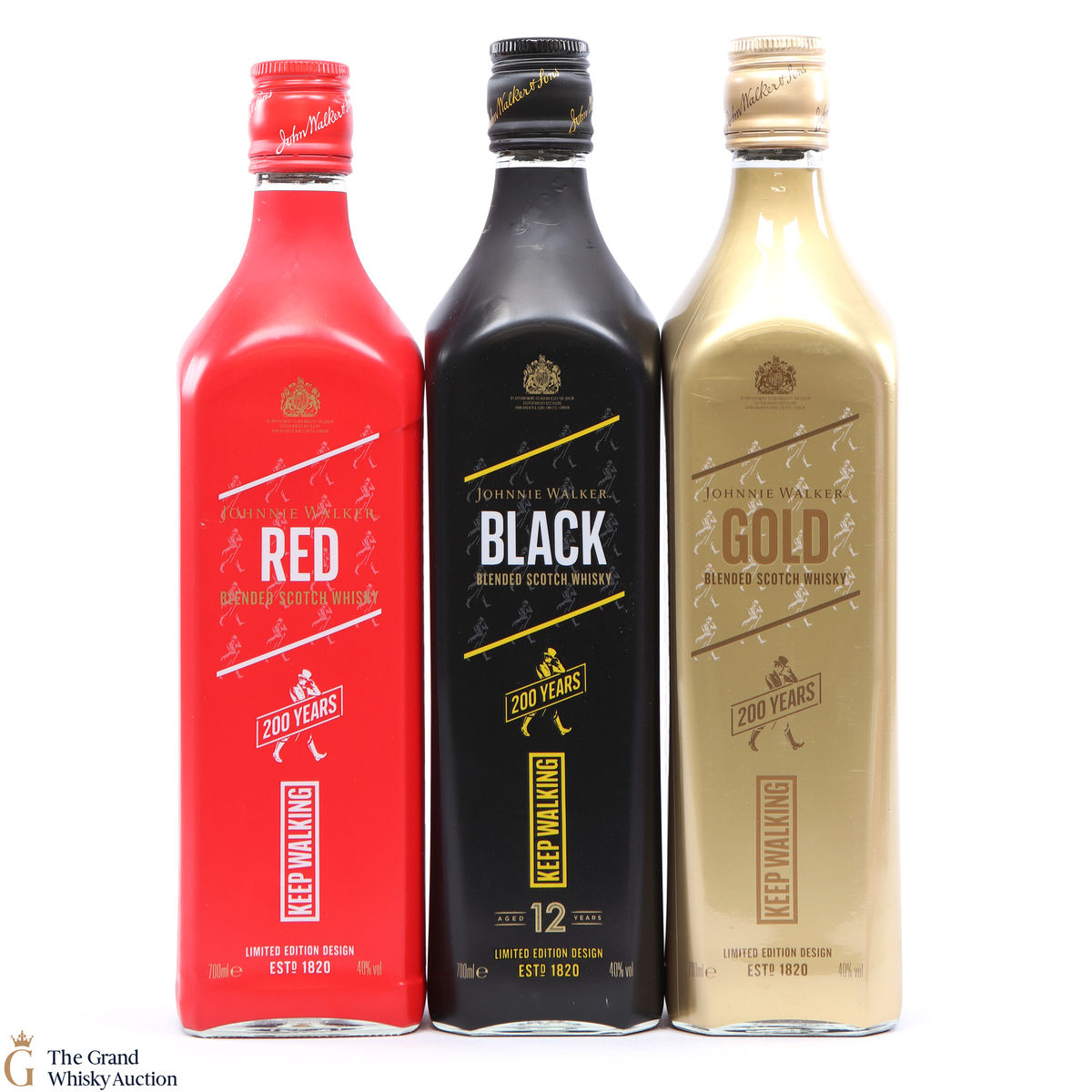 Johnnie Walker - Red Black & Gold Label - 200th Annivesay Limited Edition