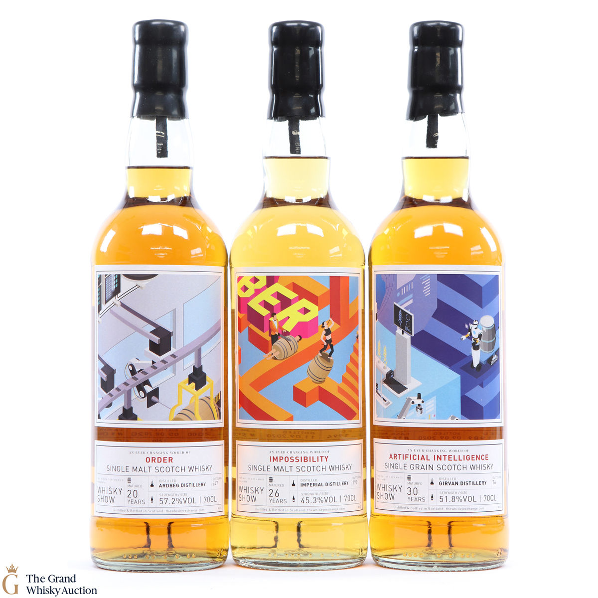 The Whisky Show 2020 - Ardbeg, Girvan & Imperial (3 x 70cl) 