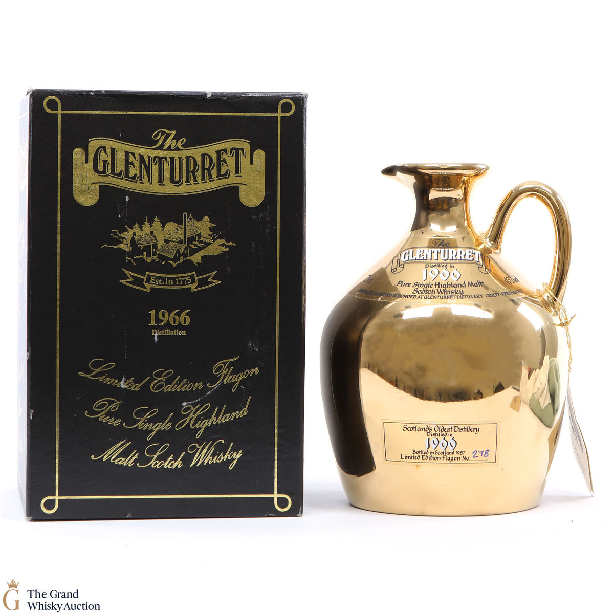 Glenturret - 1966 - Limited Edition Flagon