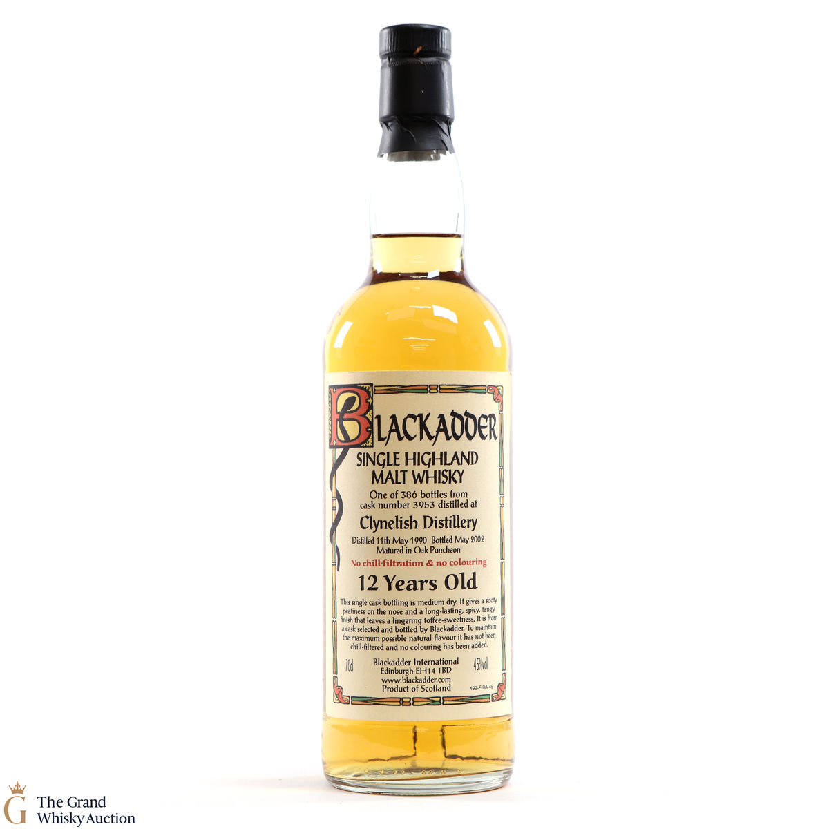 Clynelish - 12 Year Old Blackadder #3953